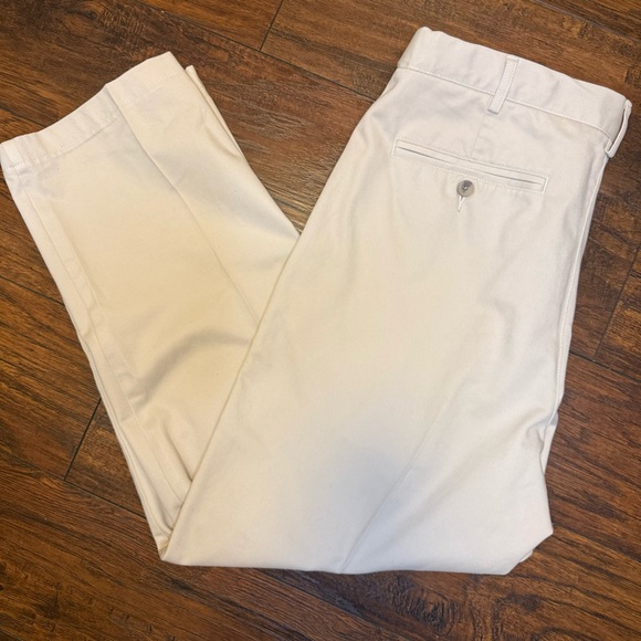 Lands' End 36 Traditional Fit Khaki Chinos NWOT Classic Preppy Ivy Style Cotton - Picture 9 of 9